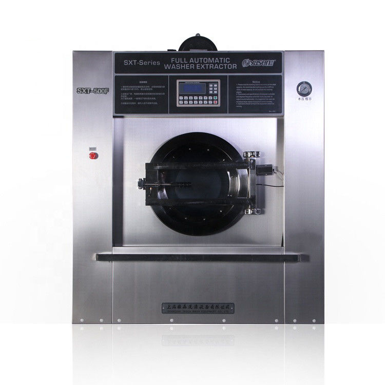 50 kg machine à laver industrielle automatique avec chauffage à la vapeur ou à l'électricité 1,5-15 kW