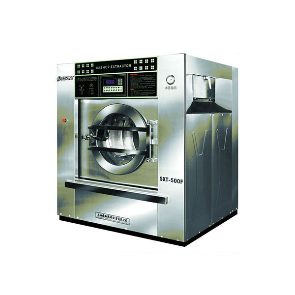 50 kg machine à laver industrielle automatique avec chauffage à la vapeur ou à l'électricité 1,5-15 kW